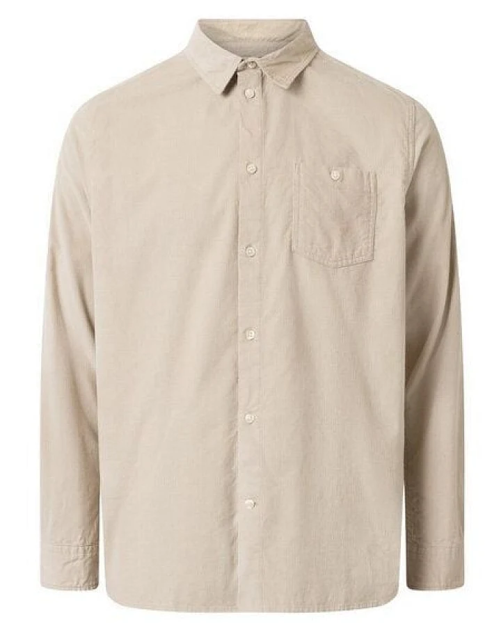 KnowledgeCotton Apparel Cordhemd - Regular fit corduroy shirt - aus Bio-Baumwolle