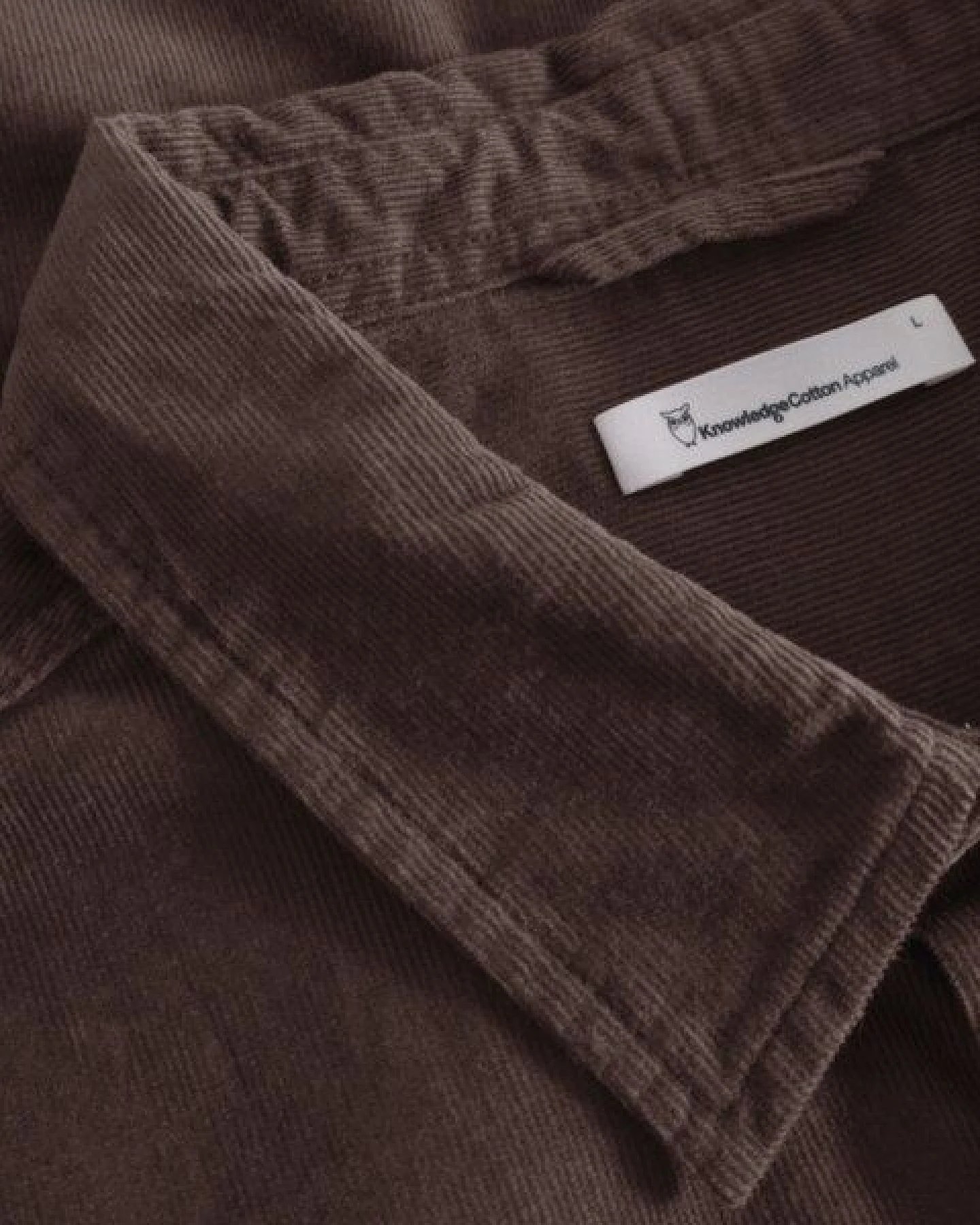 KnowledgeCotton Apparel Cordhemd - Regular fit corduroy shirt - aus Bio-Baumwolle – Ansicht 2