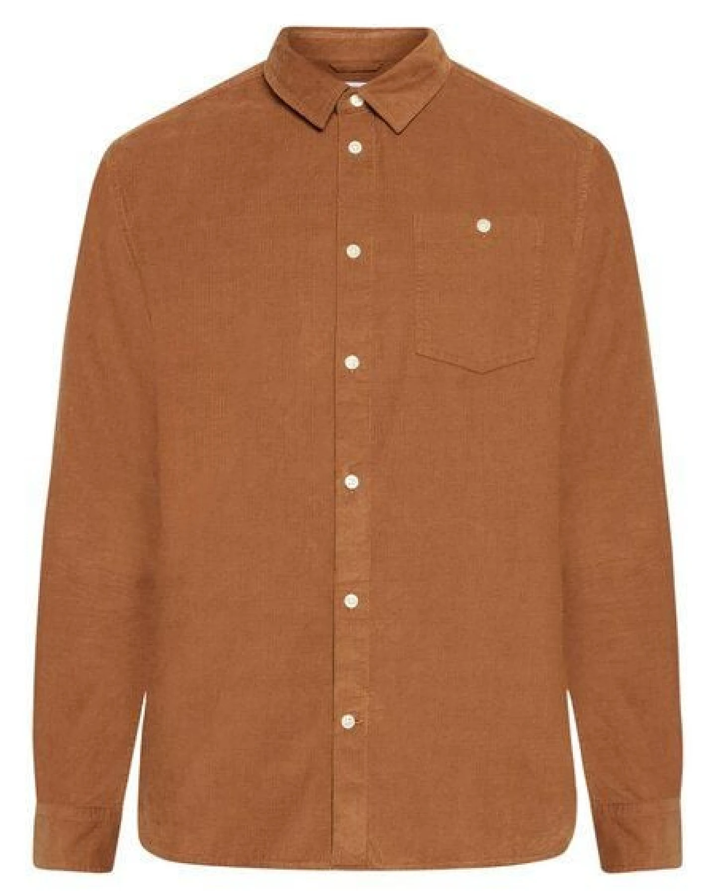 KnowledgeCotton Apparel Cordhemd - Regular fit corduroy shirt - aus Bio-Baumwolle – Ansicht 4