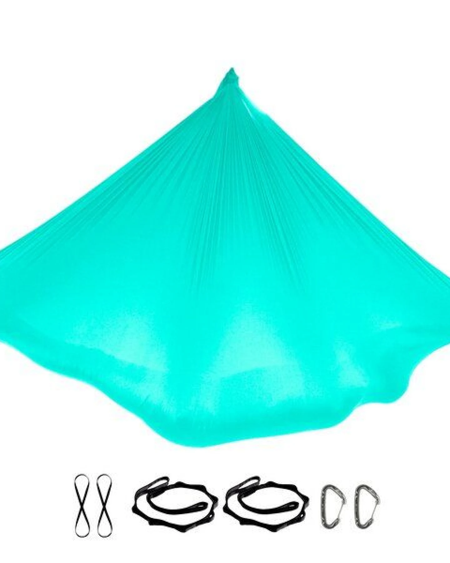 YOGALAXY® Aerial Yoga Tuch Set - mit Zubehör - Premiumqualität in diversen Farben – Ansicht 2