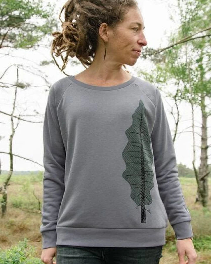 Cmig Tanne Pulli für Damen in lava grey