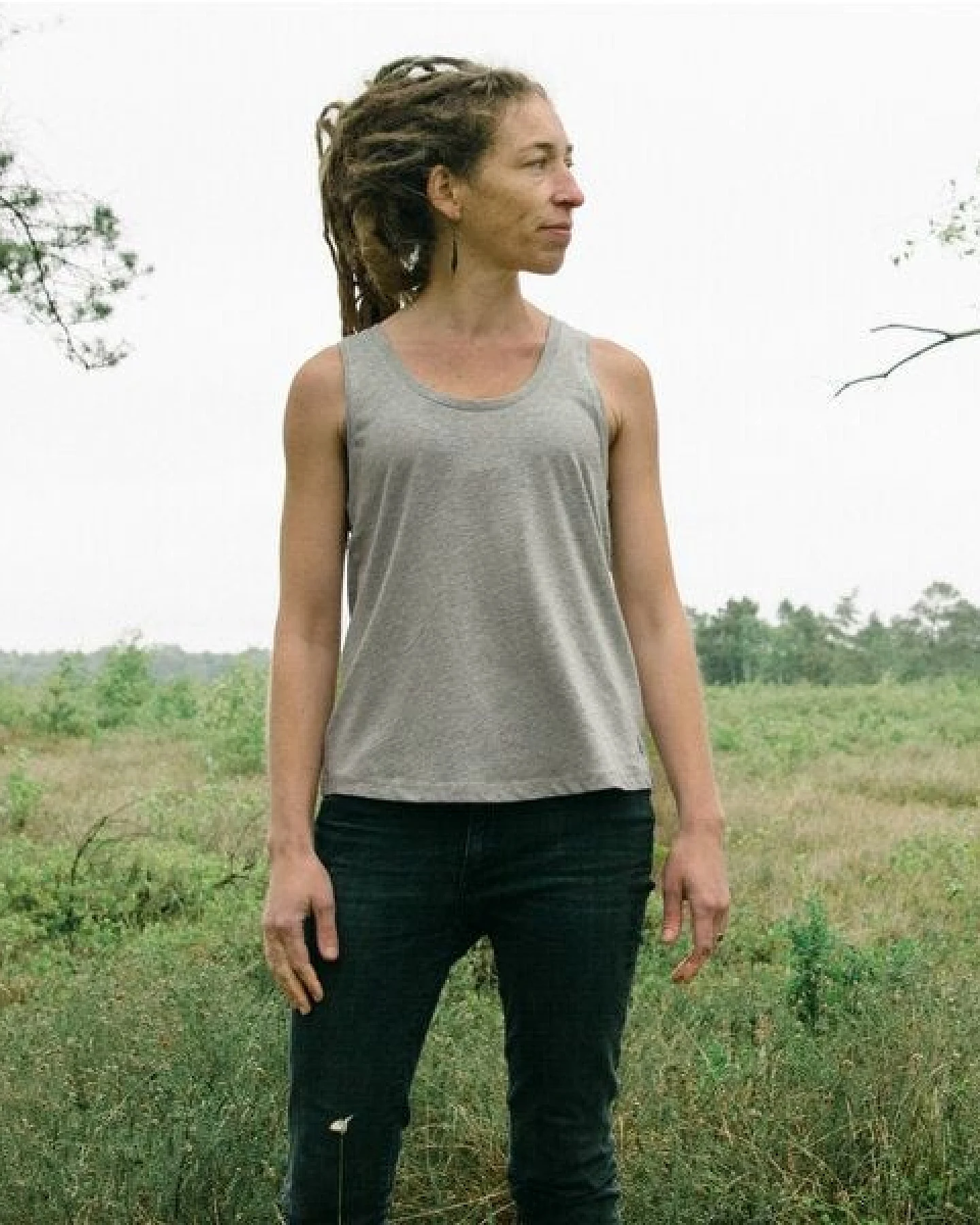 Cmig Damen Tank-Top Tanne heather grey – Ansicht 4