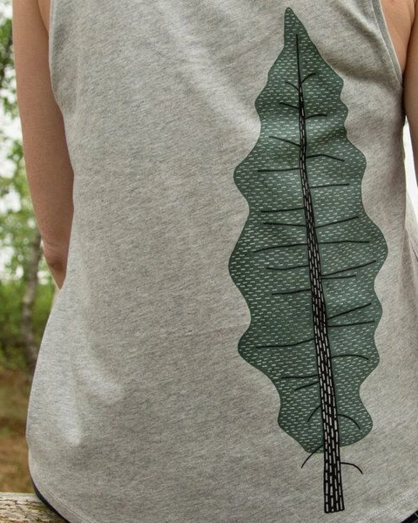 Cmig Damen Tank-Top Tanne heather grey – Ansicht 2