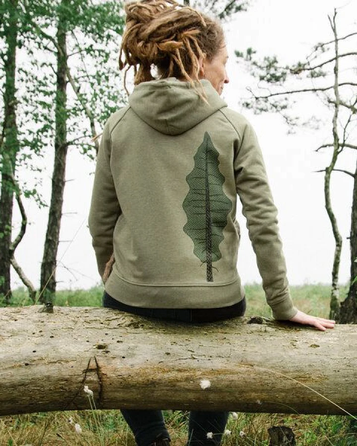 Cmig Damen Hoodie Tanne in mid heather khaki