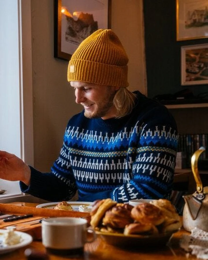 KnowledgeCotton Apparel Wollpullover - Knitted pattern - aus Bio-Wolle