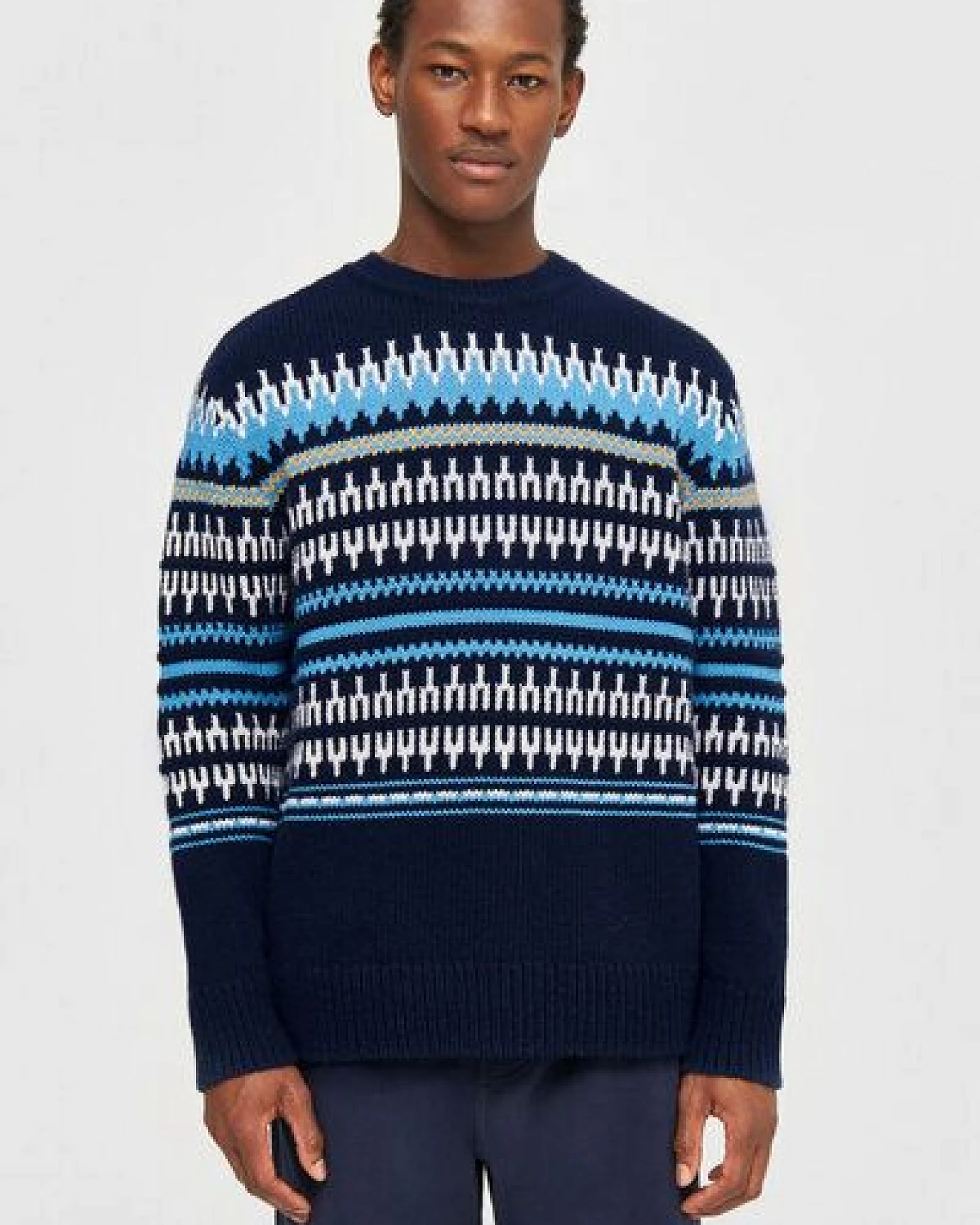 KnowledgeCotton Apparel Wollpullover - Knitted pattern - aus Bio-Wolle – Ansicht 2