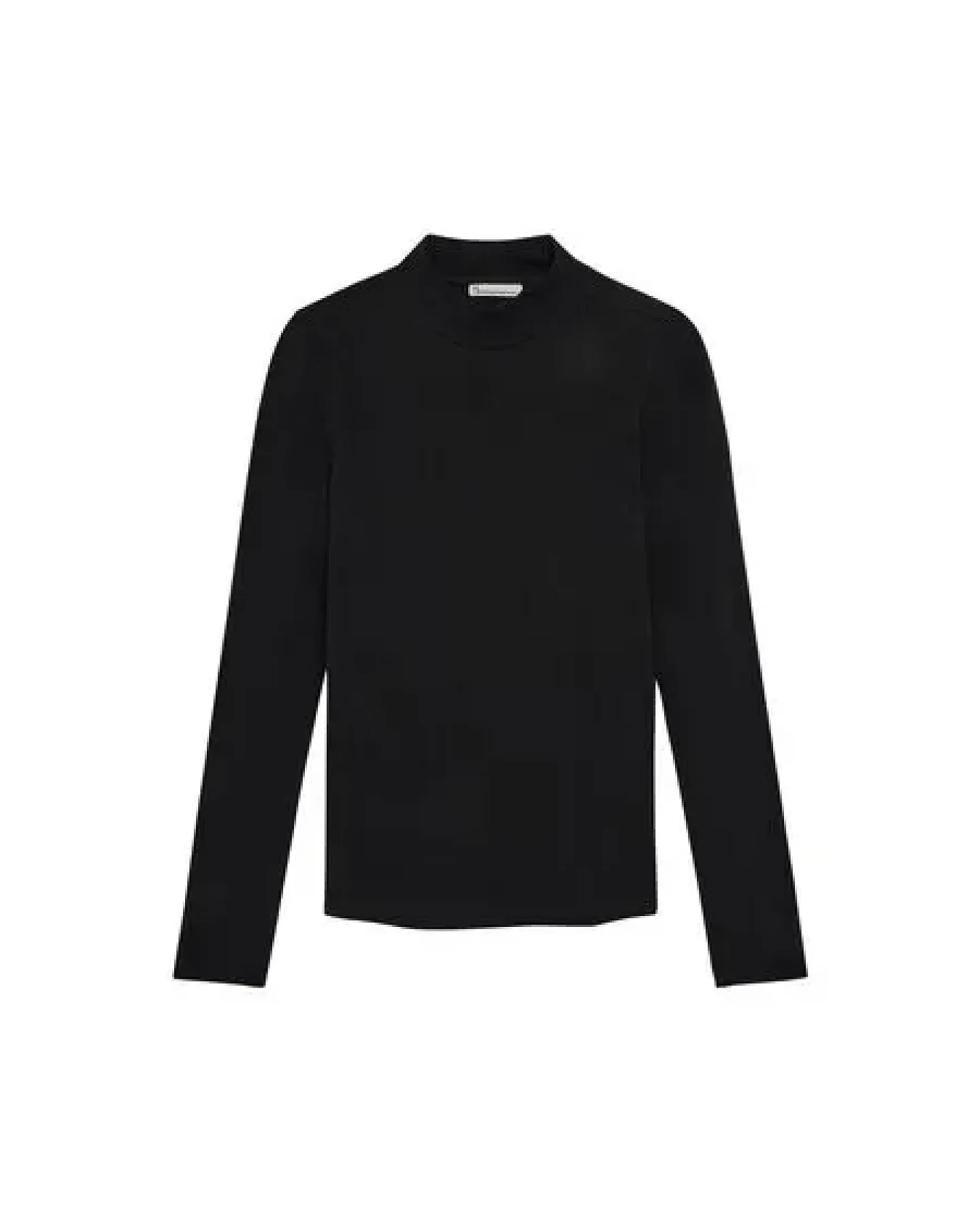 KnowledgeCotton Apparel Langarmshirt - Rib high neck long sleeved - aus Bio-Baumwolle – Ansicht 4