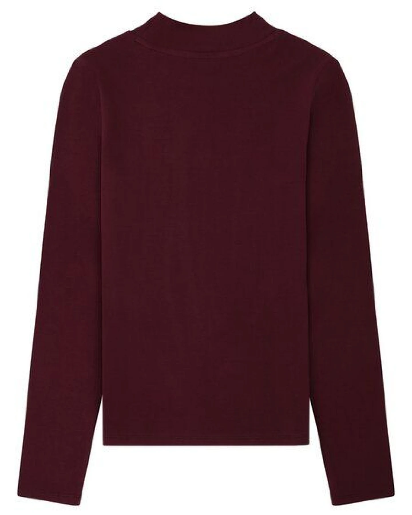 KnowledgeCotton Apparel Langarmshirt - Rib high neck long sleeved - aus Bio-Baumwolle – Ansicht 3