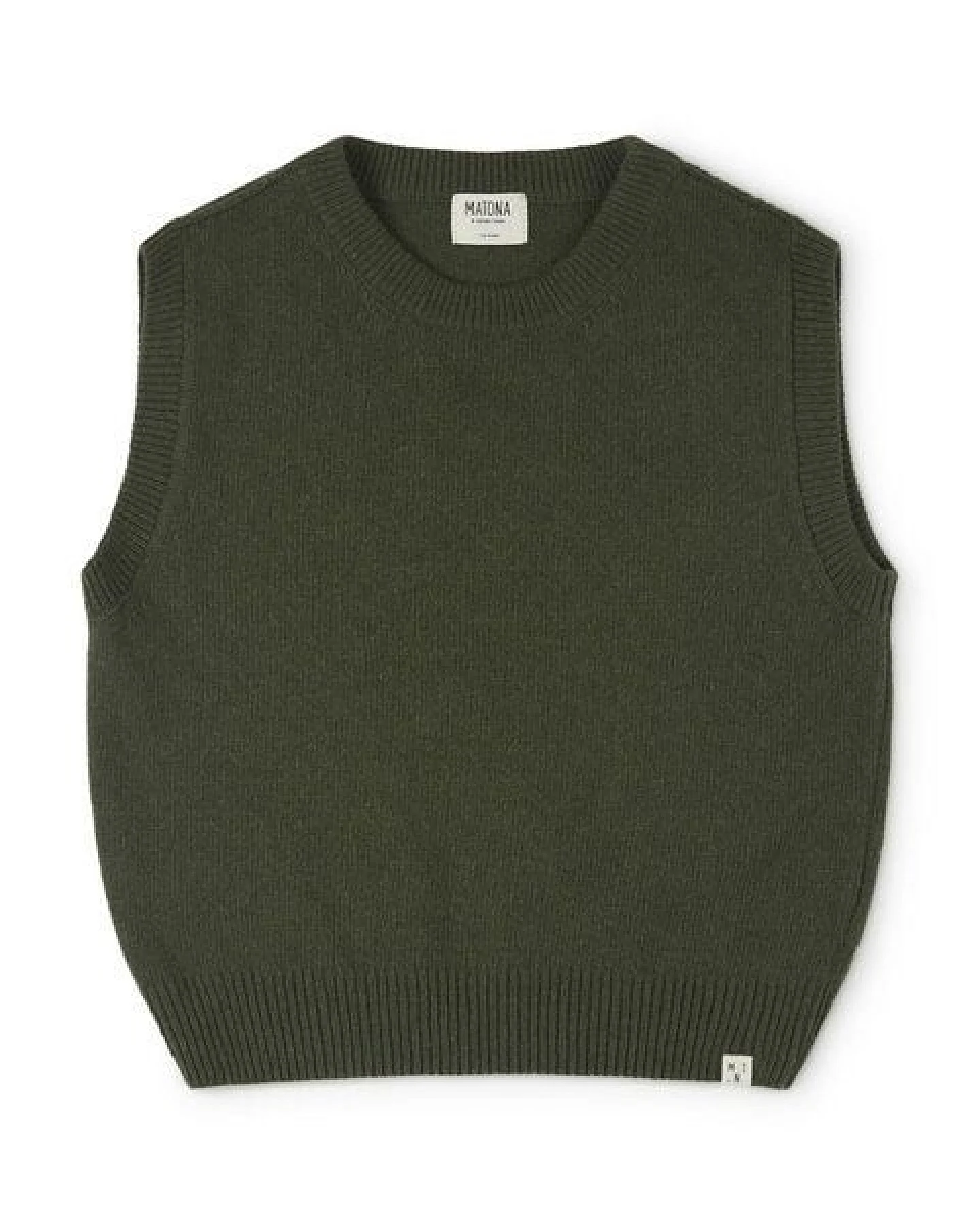 Matona Gestrickter Pullunder für Kinder aus recycelter Wolle / Knit Vest – Ansicht 4