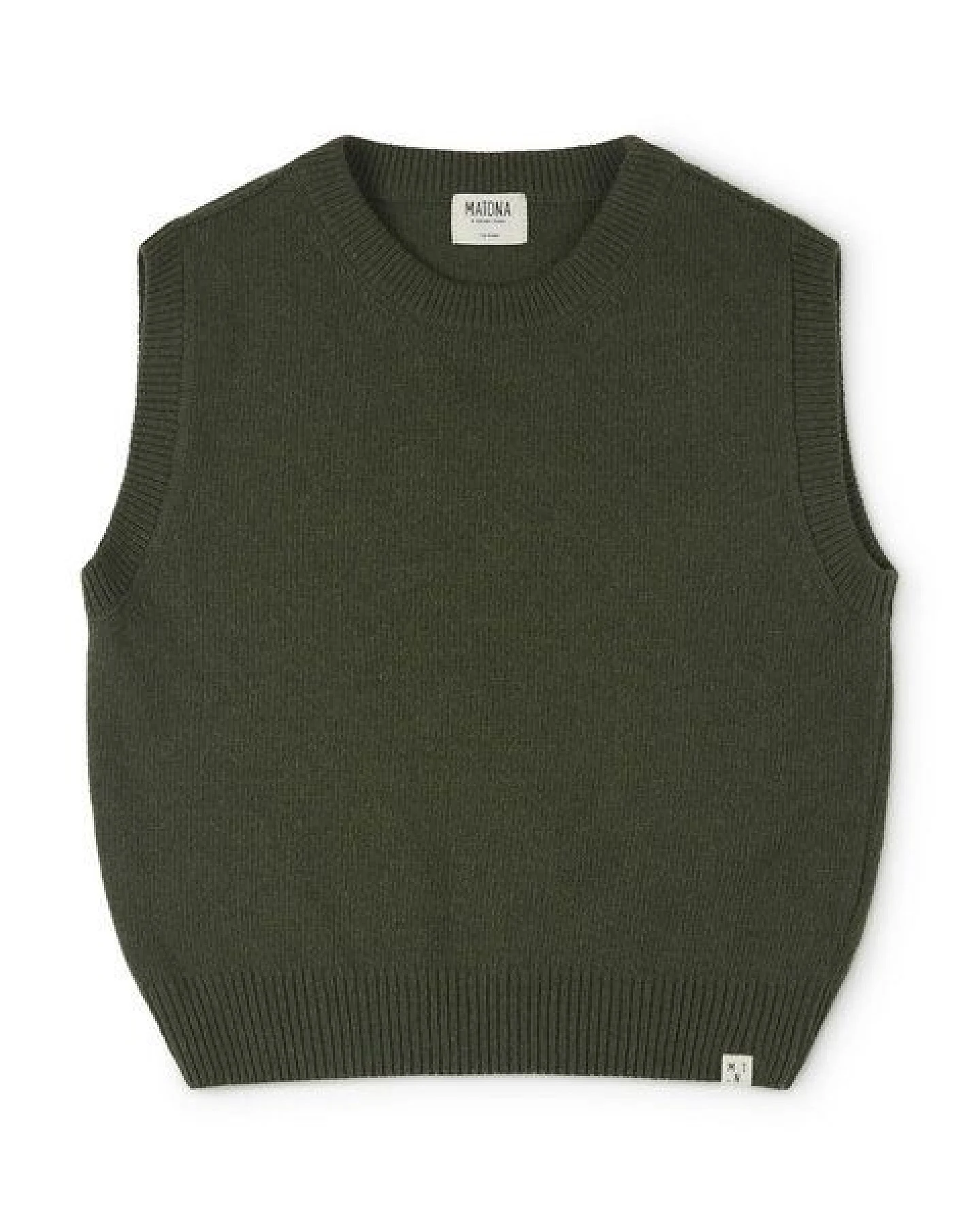 Matona Gestrickter Pullunder für Kinder aus recycelter Wolle / Knit Vest – Ansicht 4