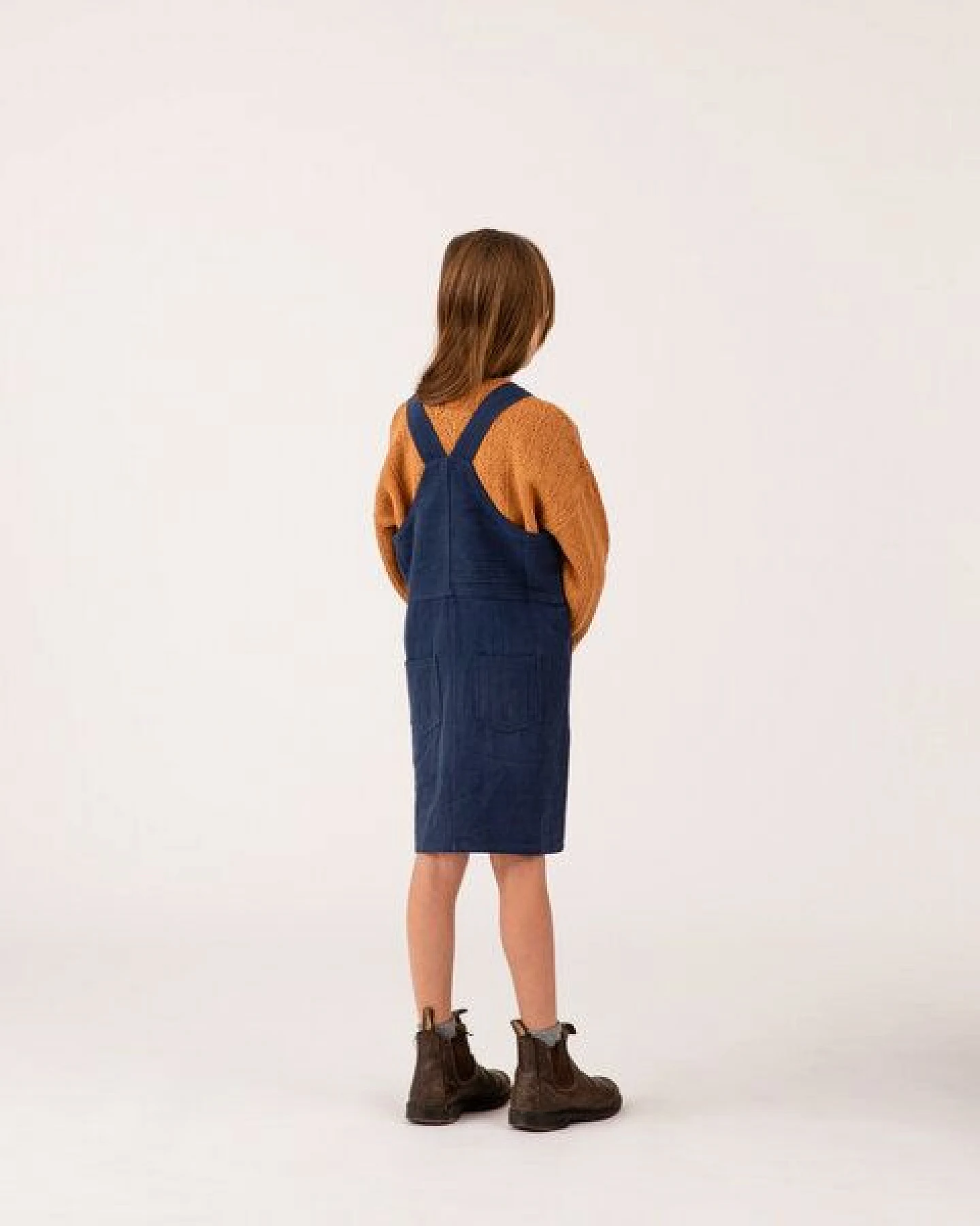 Matona Latzkleid für Kinder aus Canvas Bio-Baumwolle / Retro Pinafore Dress – Ansicht 2