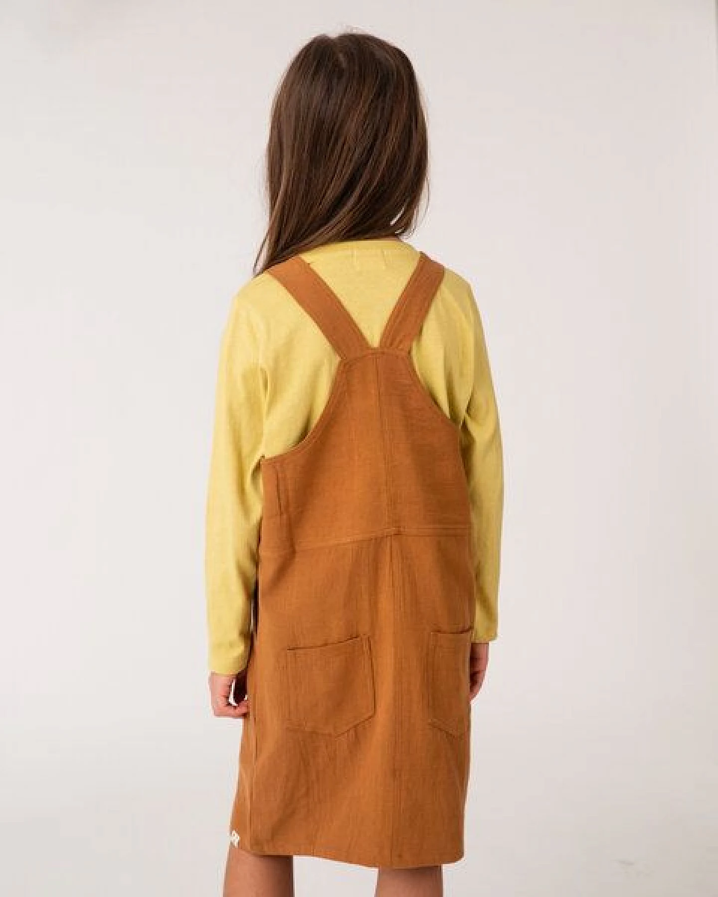Matona Latzkleid für Kinder aus Canvas Bio-Baumwolle / Retro Pinafore Dress – Ansicht 4