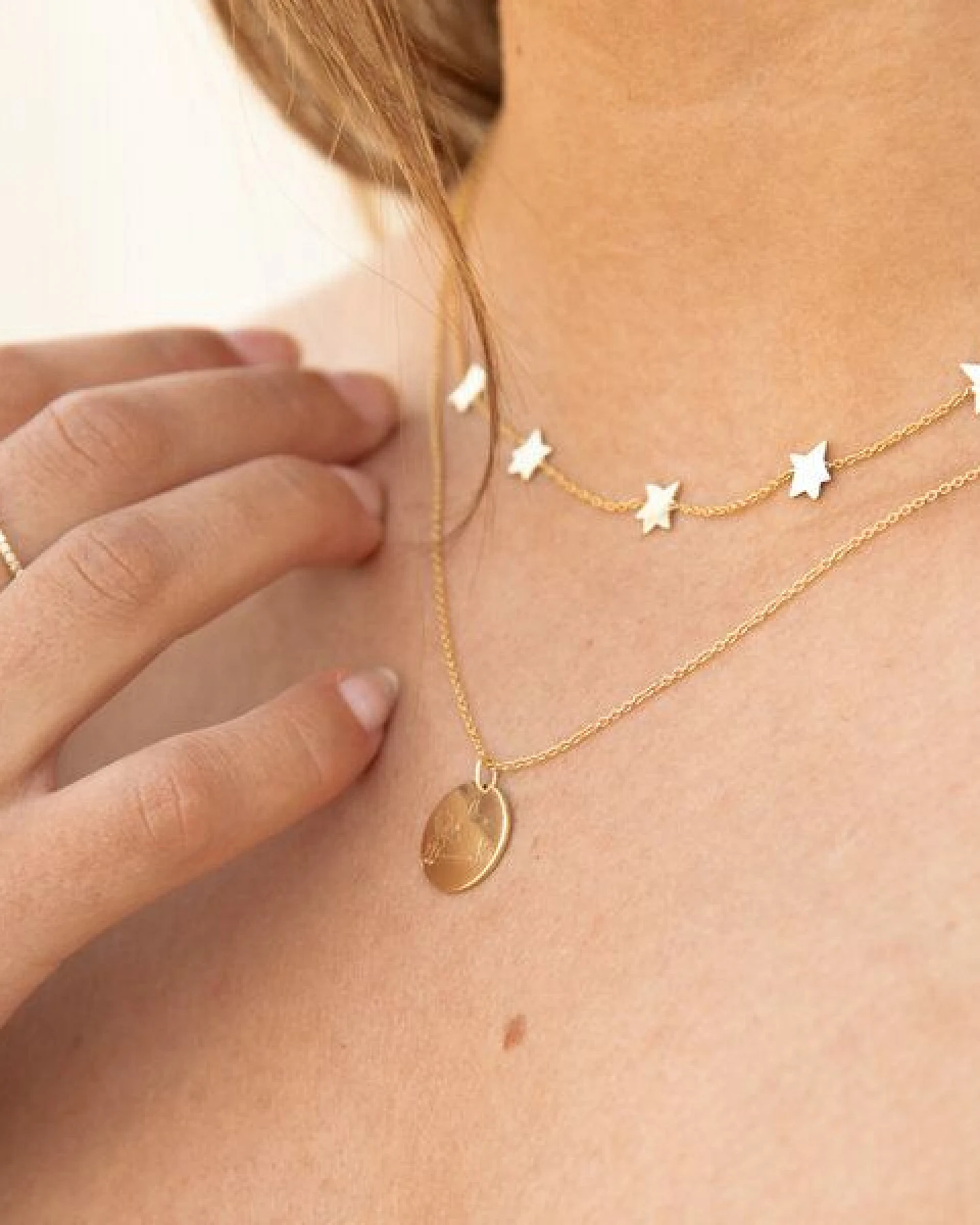 Eppi Kette aus Gold mit Sternen Der Kleine Prinz – Ansicht 4