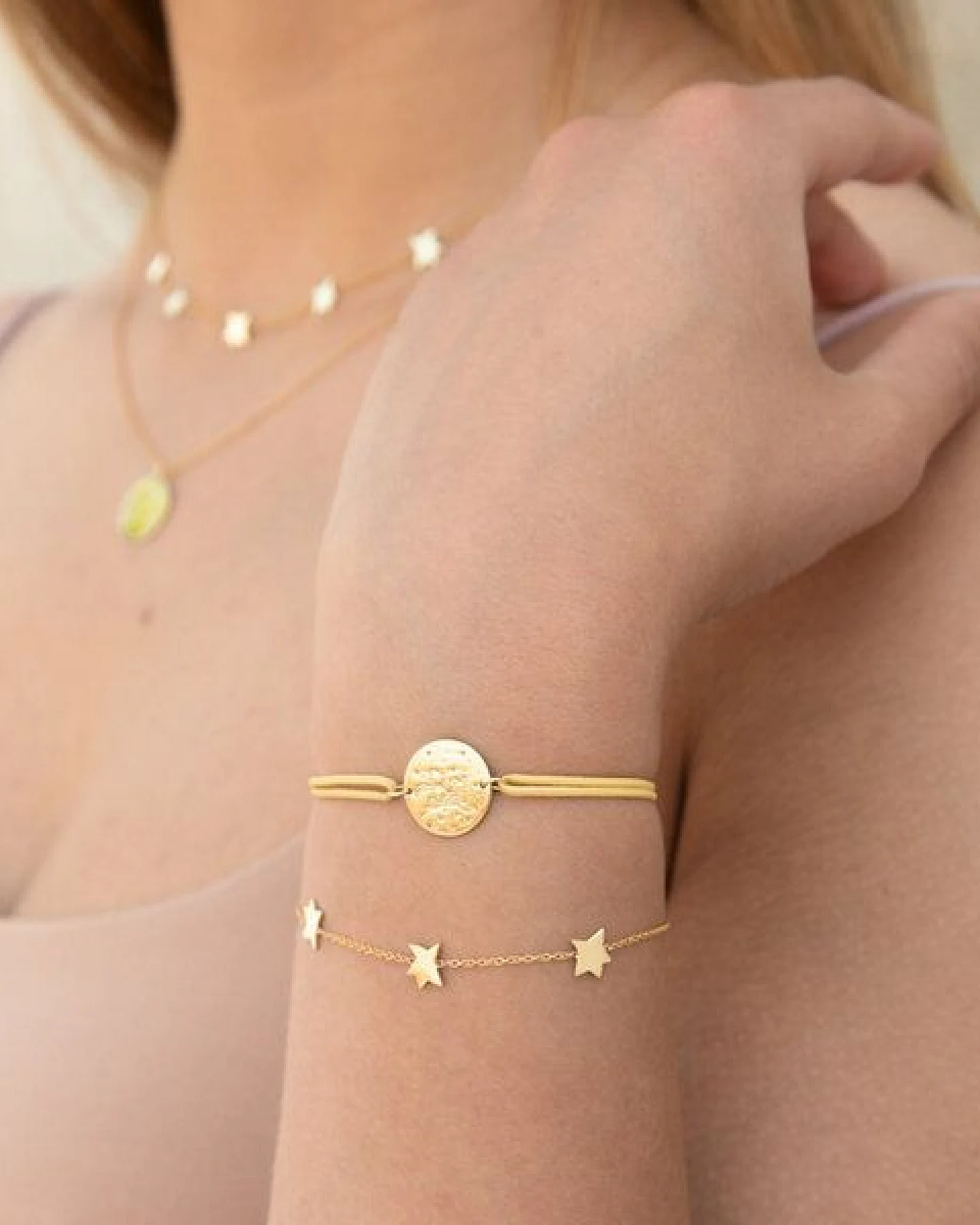 Eppi Armband aus Gold mit Sternen Der Kleine Prinz – Ansicht 3