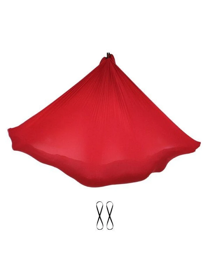 YOGALAXY® Aerial Yoga Tuch - mit Bindeschlingen - Premiumqualität in diversen Farben