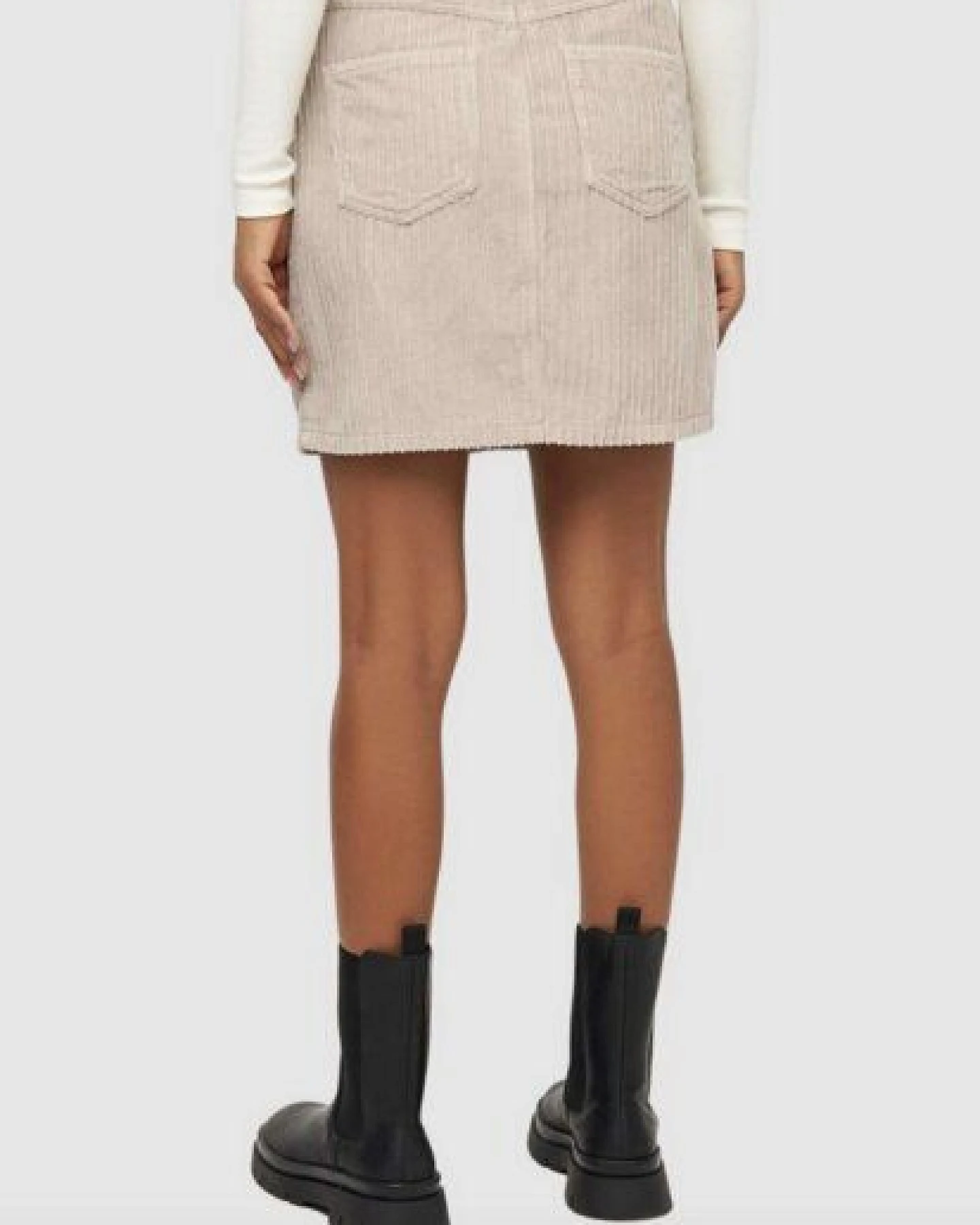 KnowledgeCotton Apparel Cord Rock - Irregular corduroy skirt - aus Bio Baumwolle – Ansicht 2