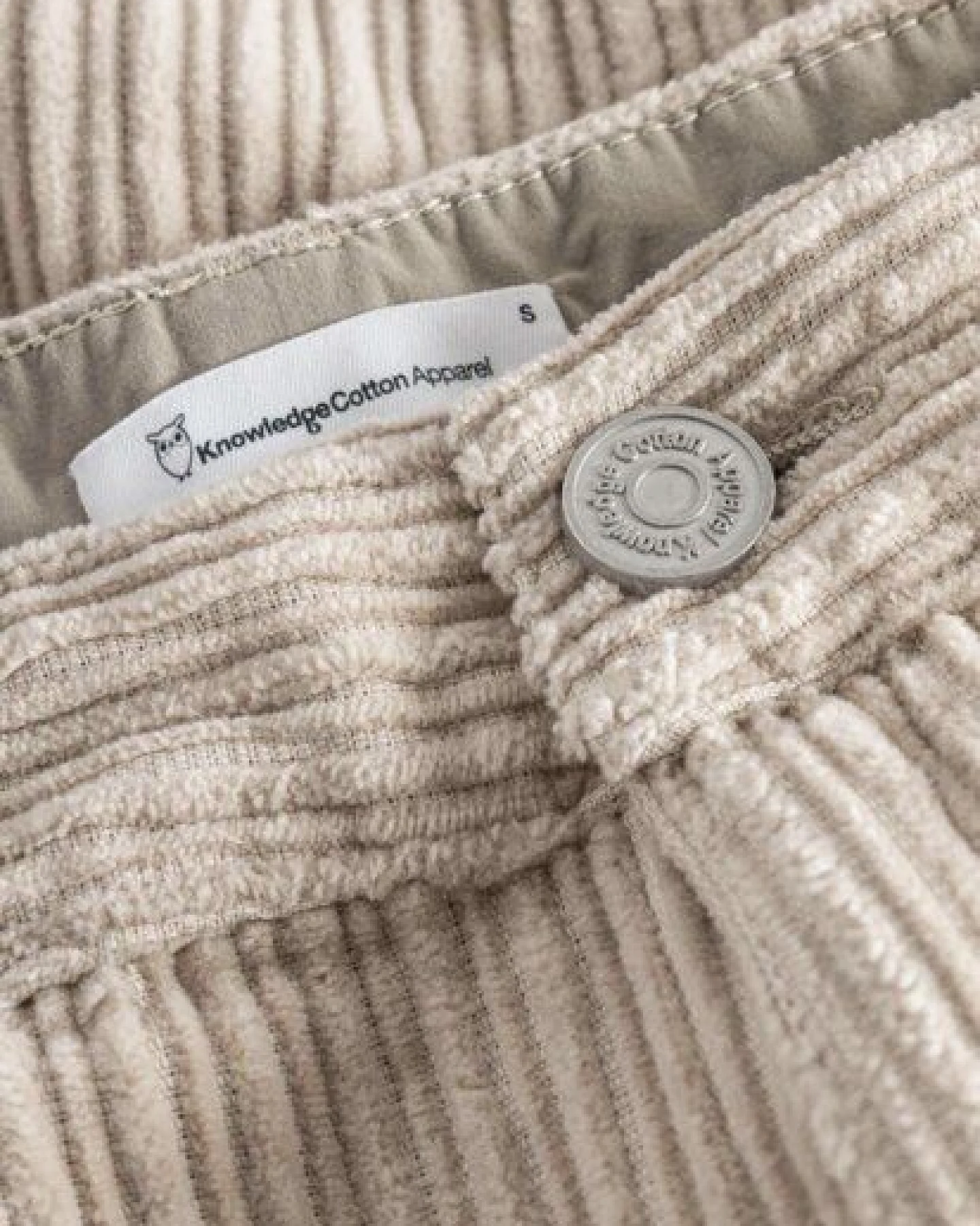 KnowledgeCotton Apparel Cord Rock - Irregular corduroy skirt - aus Bio Baumwolle – Ansicht 3
