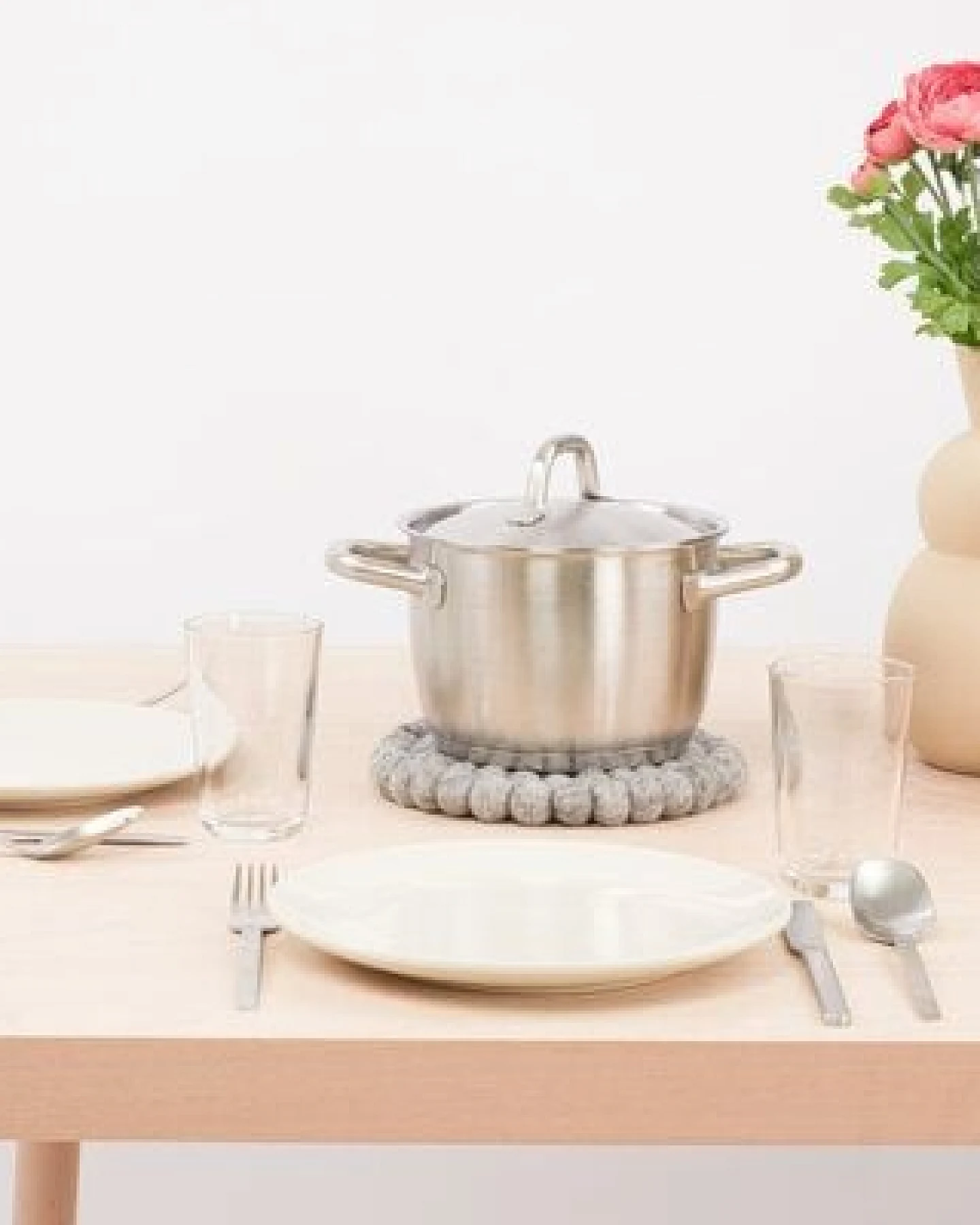myfelt Filzkugel Topfuntersetzer (⌀ 20 cm) – Ansicht 3