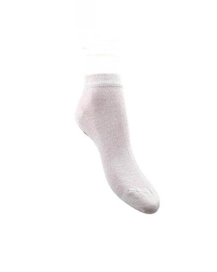 Bruno Barella Sneaker Socken aus Bambuscellulose gewonnene Viskosefaser in weiß