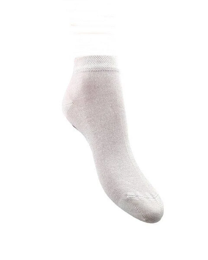Bruno Barella Sneaker Socken aus Bambuscellulose gewonnene Viskosefaser in weiß