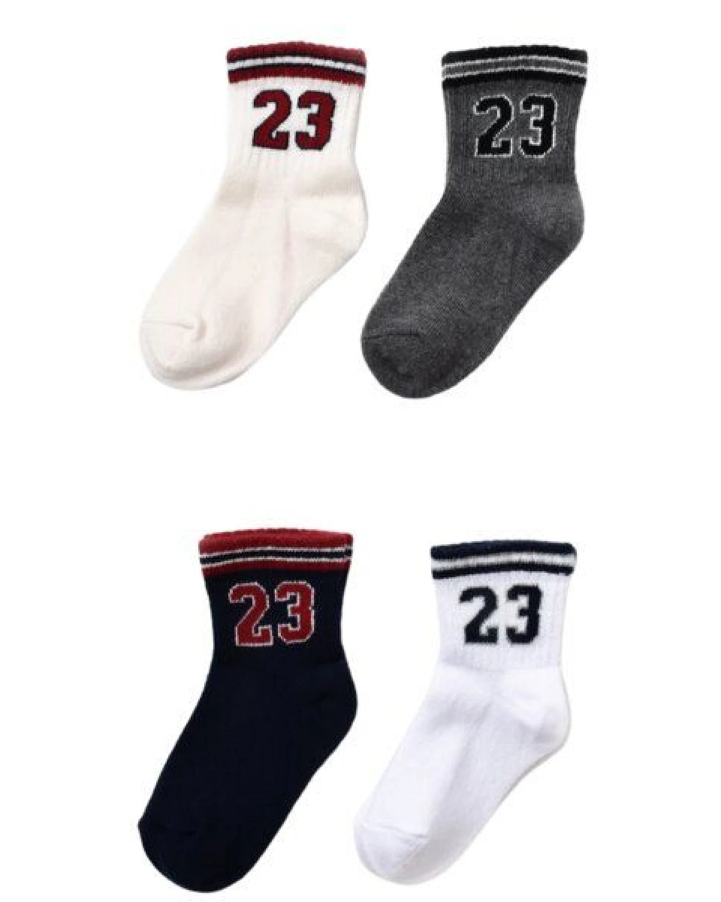 Baby Kinder Socken Numbers 4er Pack GOTS biorganic – Ansicht 2