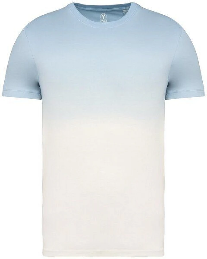 YTWOO Nachhaltiges Unisex-Dip-Dye-T-Shirt aus Bio-Baumwolle