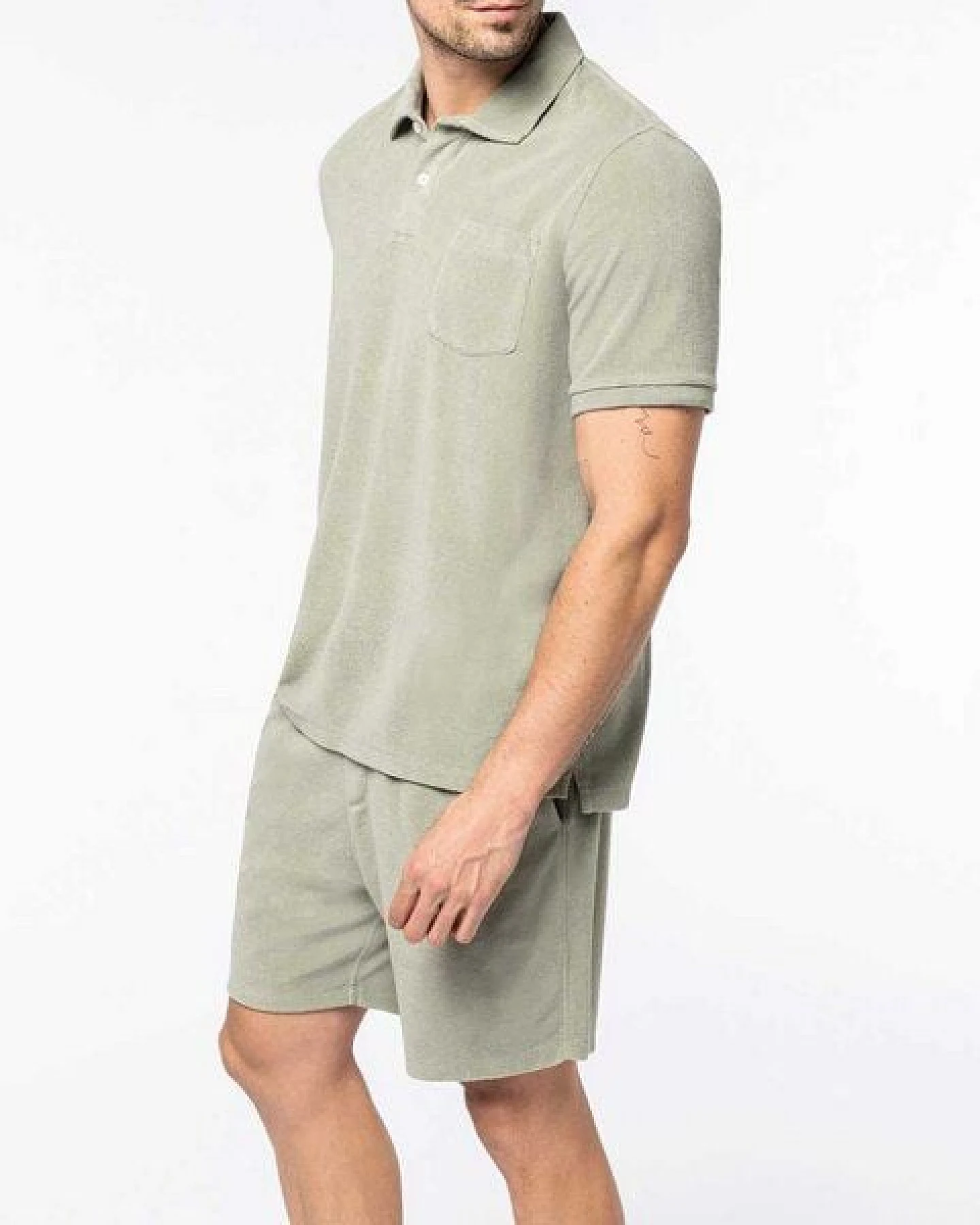 YTWOO Terry Towel Herrenshorts aus Bio-Baumwolle/recyceltem PET – Ansicht 3