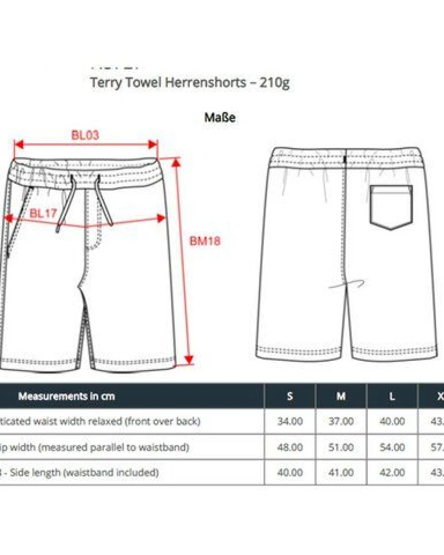 YTWOO Terry Towel Herrenshorts aus Bio-Baumwolle/recyceltem PET – Ansicht 3