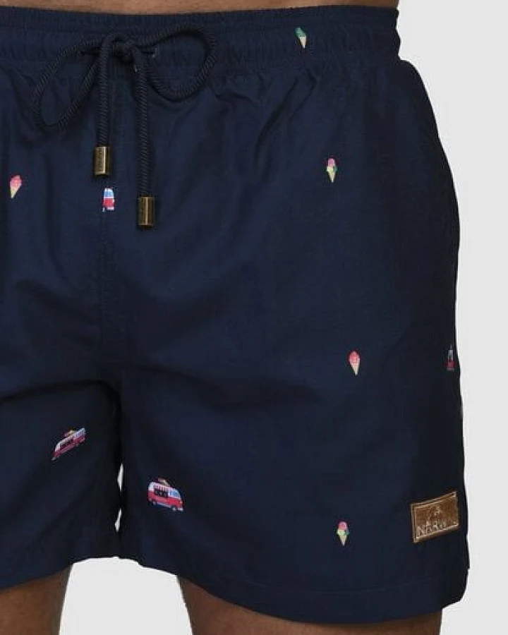 Produktseite: Narwal Badehose mit Print