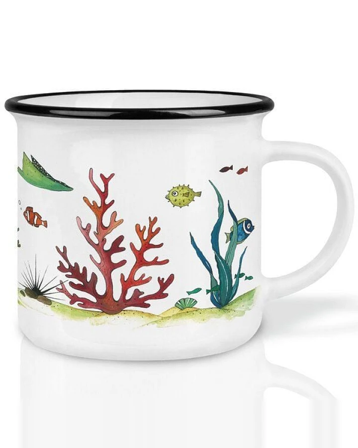LIGARTI Keramiktasse – Unterwasserwelt