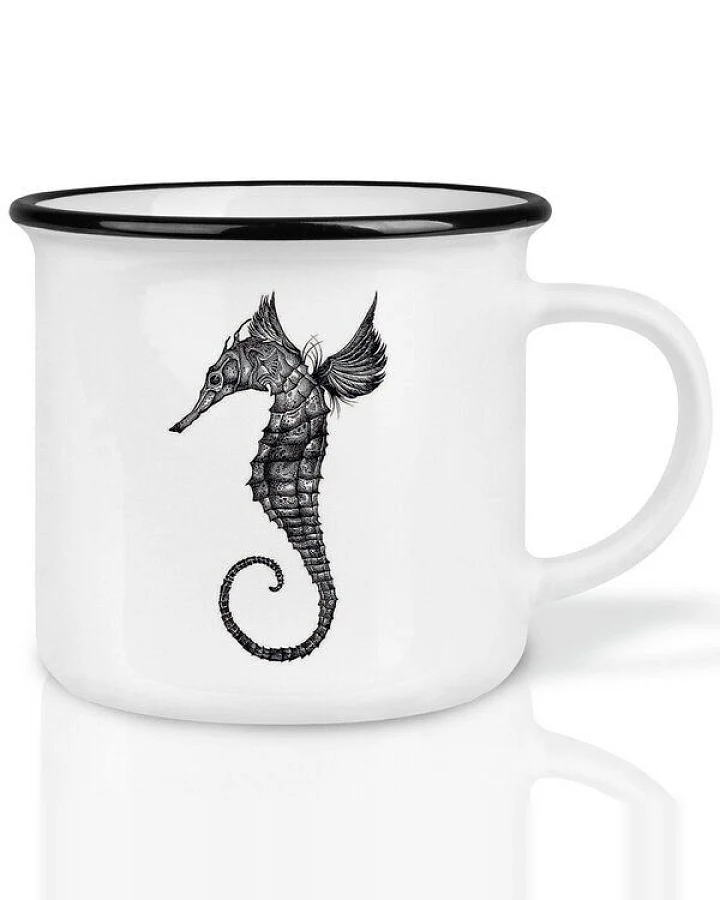 LIGARTI Keramiktasse – Seepferdchen
