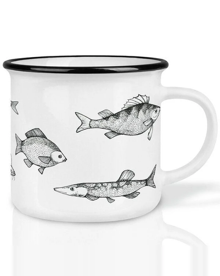 LIGARTI Keramiktasse – Süßwasserfische
