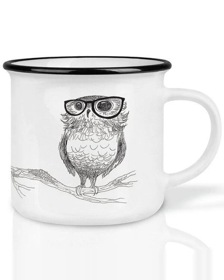 LIGARTI Keramiktasse – Brilleneule