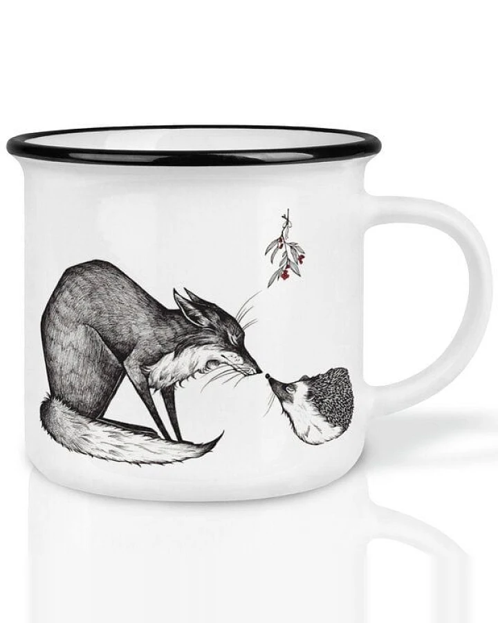 LIGARTI Keramiktasse – Fuchs & Igel