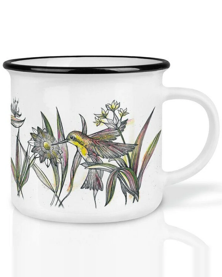 LIGARTI Keramiktasse – Kolibris Dschungel