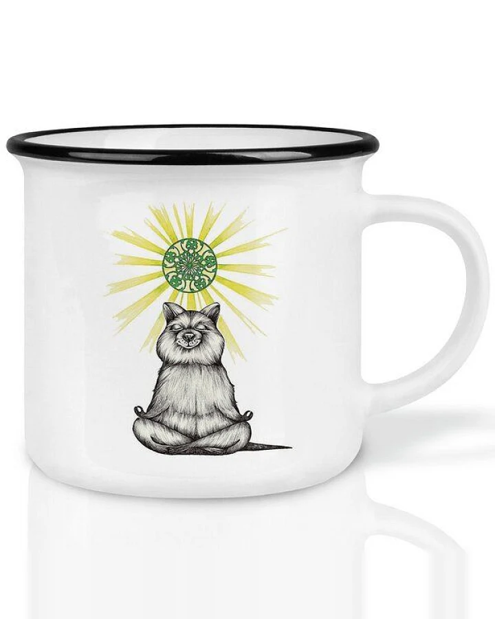 LIGARTI Keramiktasse – Yogibär