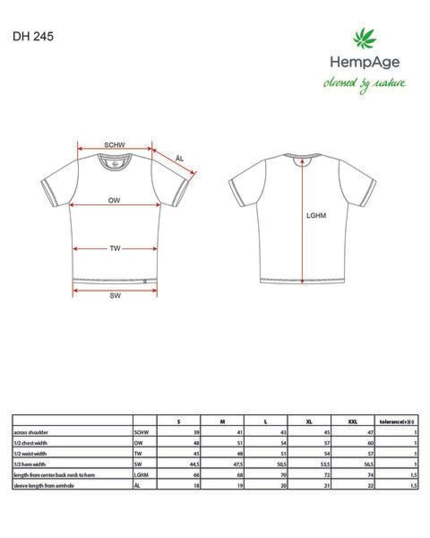 HempAge Herren T-Shirt Hanf/Bio-Baumwolle – Ansicht 3
