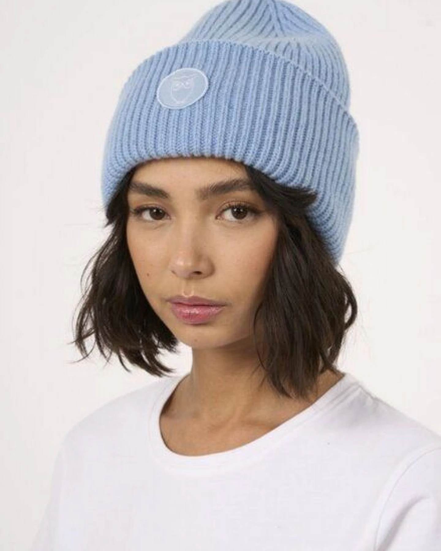 KnowledgeCotton Apparel Woll-Mütze - Rib Beanie - aus 100% Merino Wolle – Ansicht 2