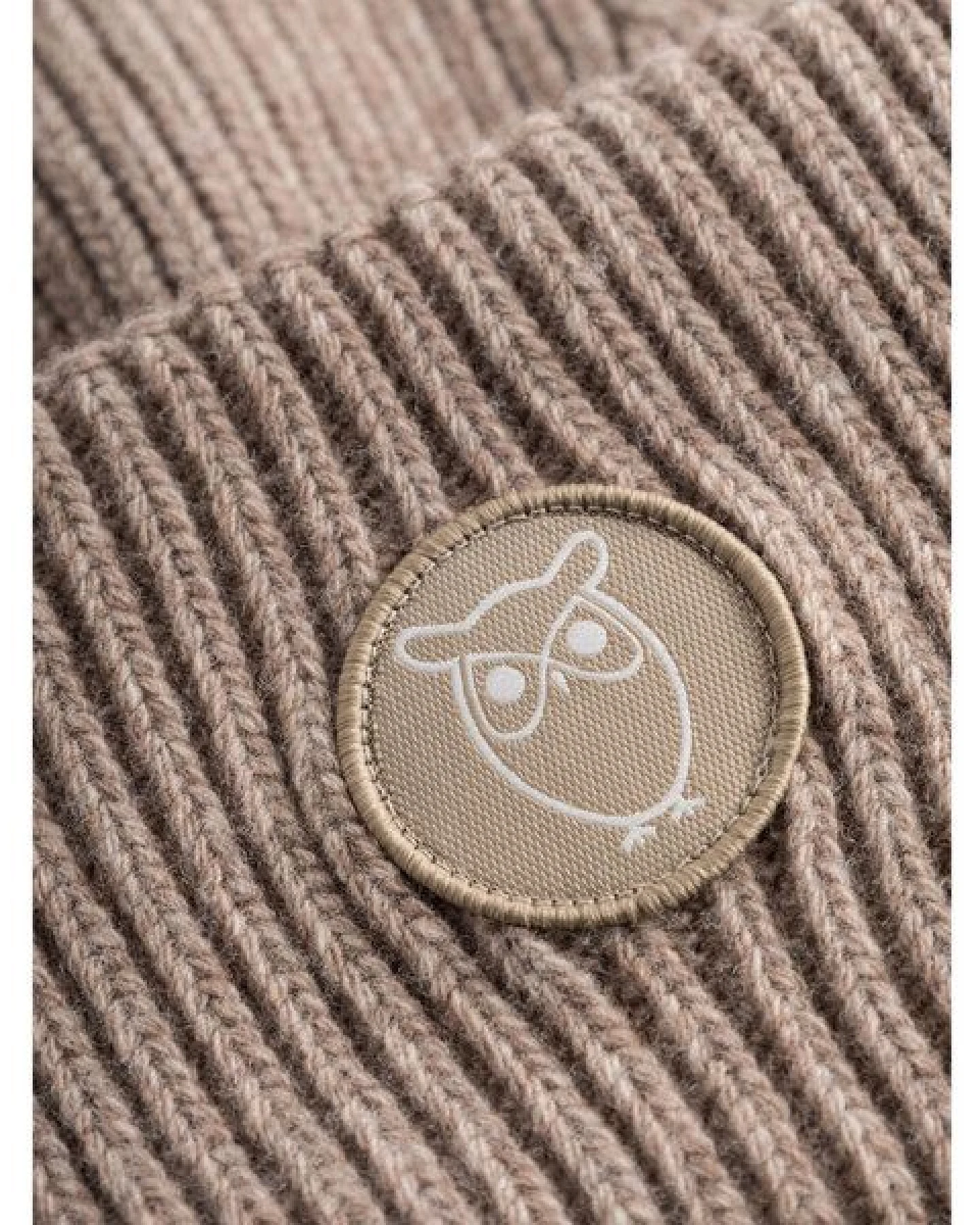 KnowledgeCotton Apparel Woll-Mütze - Rib Beanie - aus 100% Merino Wolle – Ansicht 3