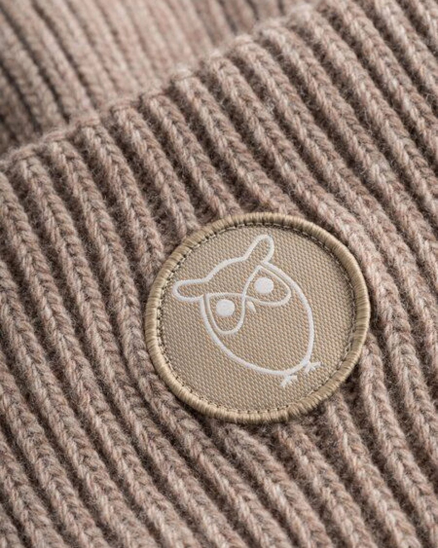 KnowledgeCotton Apparel Woll-Mütze - Rib Beanie - aus 100% Merino Wolle – Ansicht 4