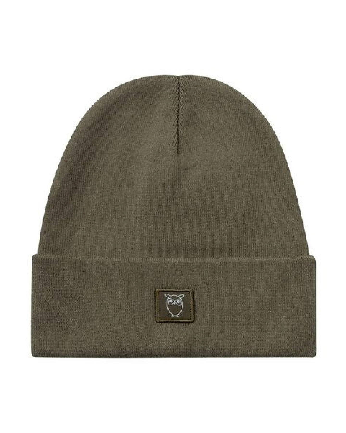 KnowledgeCotton Apparel Mütze - Rib Beanie - aus Bio-Baumwolle mit Logo Patch – Ansicht 2