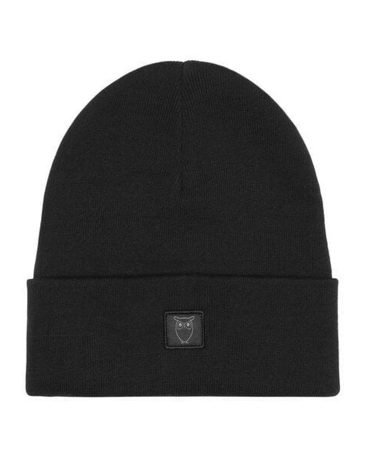 KnowledgeCotton Apparel Mütze - Rib Beanie - aus Bio-Baumwolle mit Logo Patch – Ansicht 3