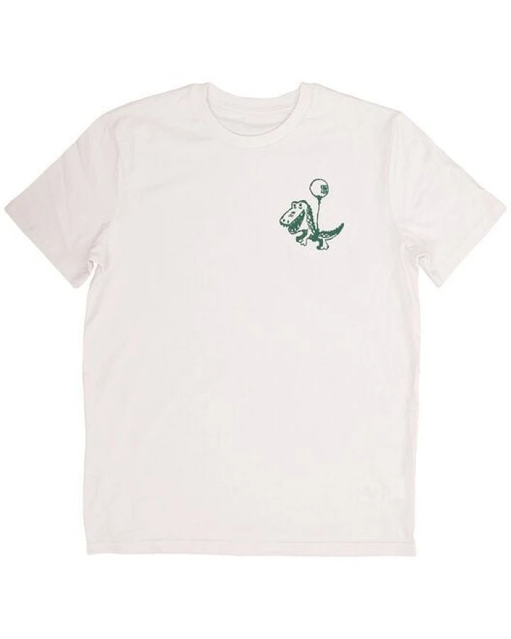 päfjes Hui fliegendes Kroko am Ballon - Herren Shirt - fair gehandelt - Bio - Natur
