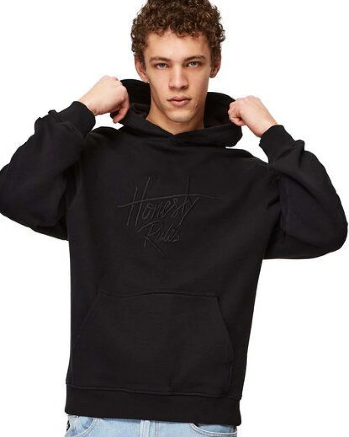 Honesty Rules Signature Hooded