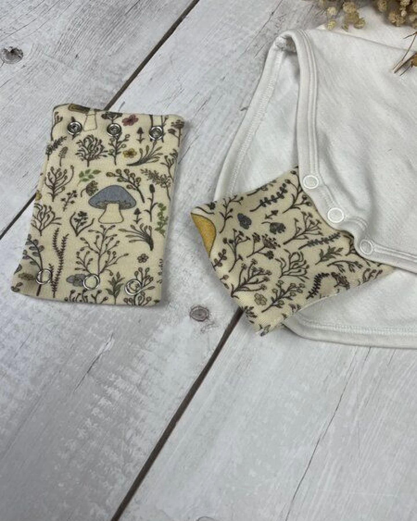Stoffretter Baby Bodyverlängerung Wolle Seide versch. Größen- 2er Set – Ansicht 3