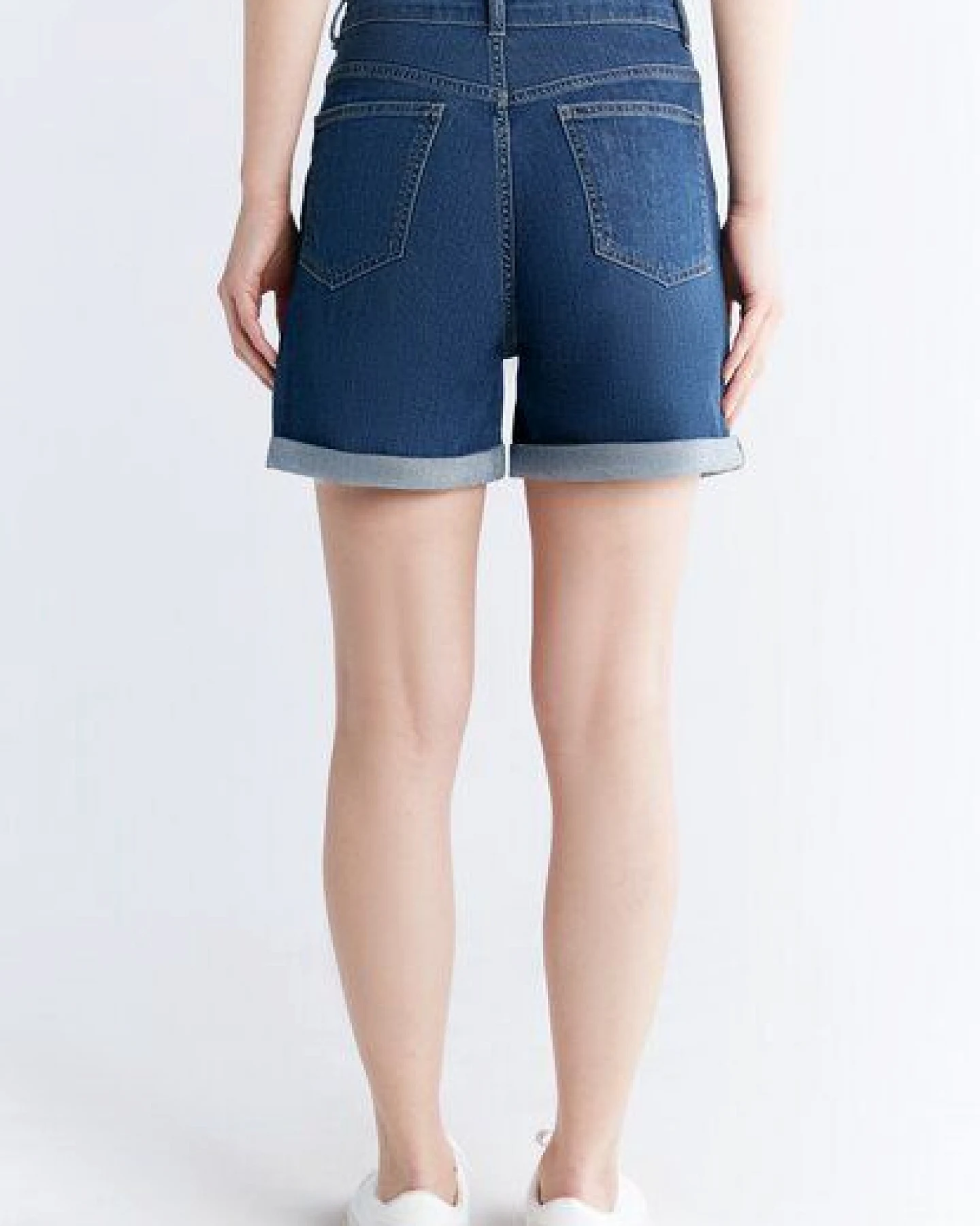 Evermind Women's Mom Shorts-WN3020 – Ansicht 2