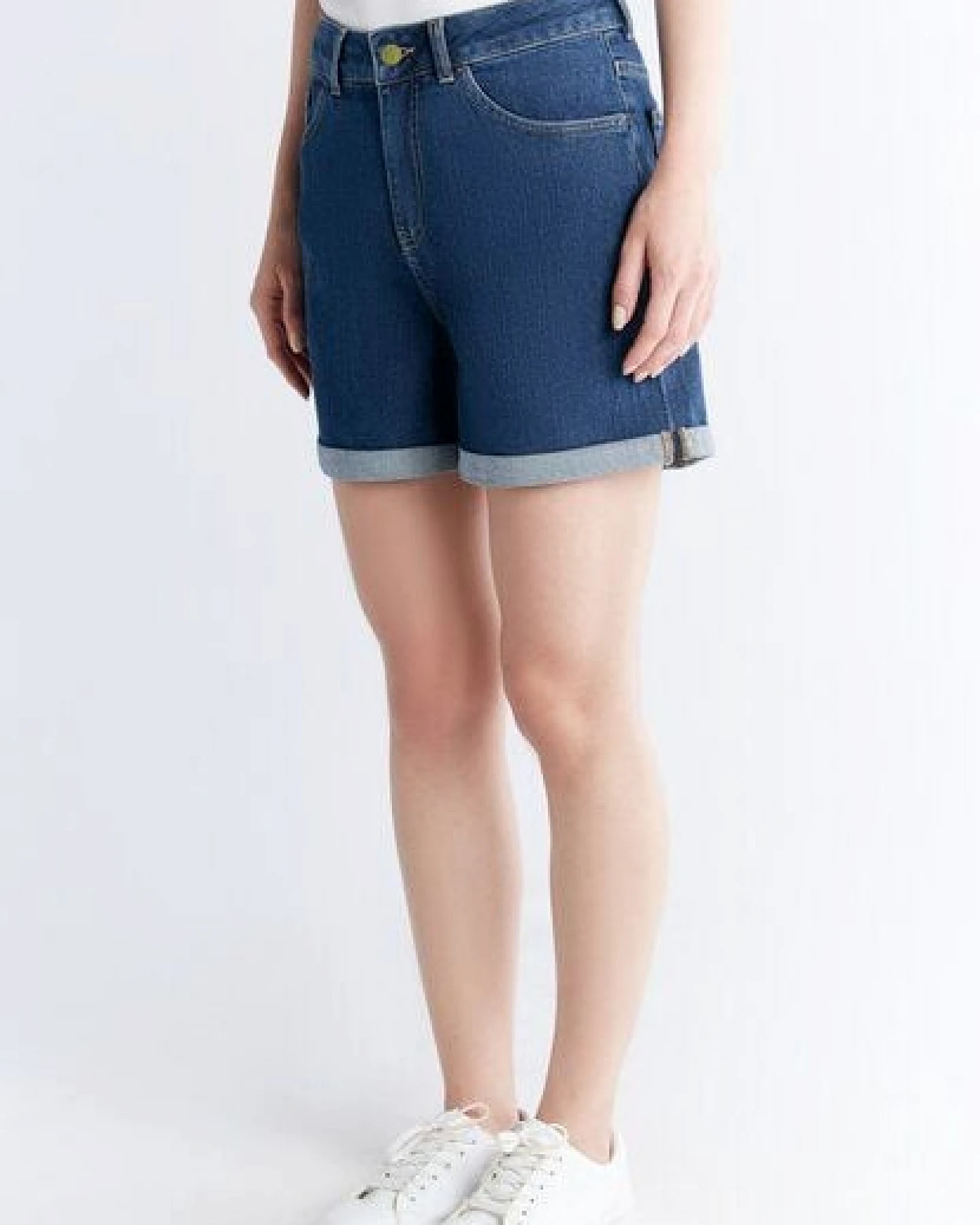 Evermind Women's Mom Shorts-WN3020 – Ansicht 4