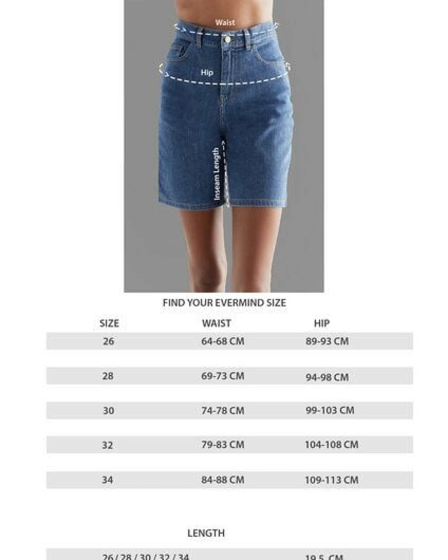 Evermind Women's Mom Shorts-WN3010 – Ansicht 2