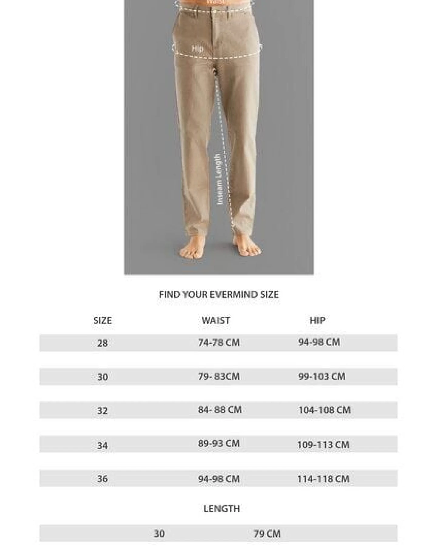 Evermind M's Chinos-MR8010 – Ansicht 4