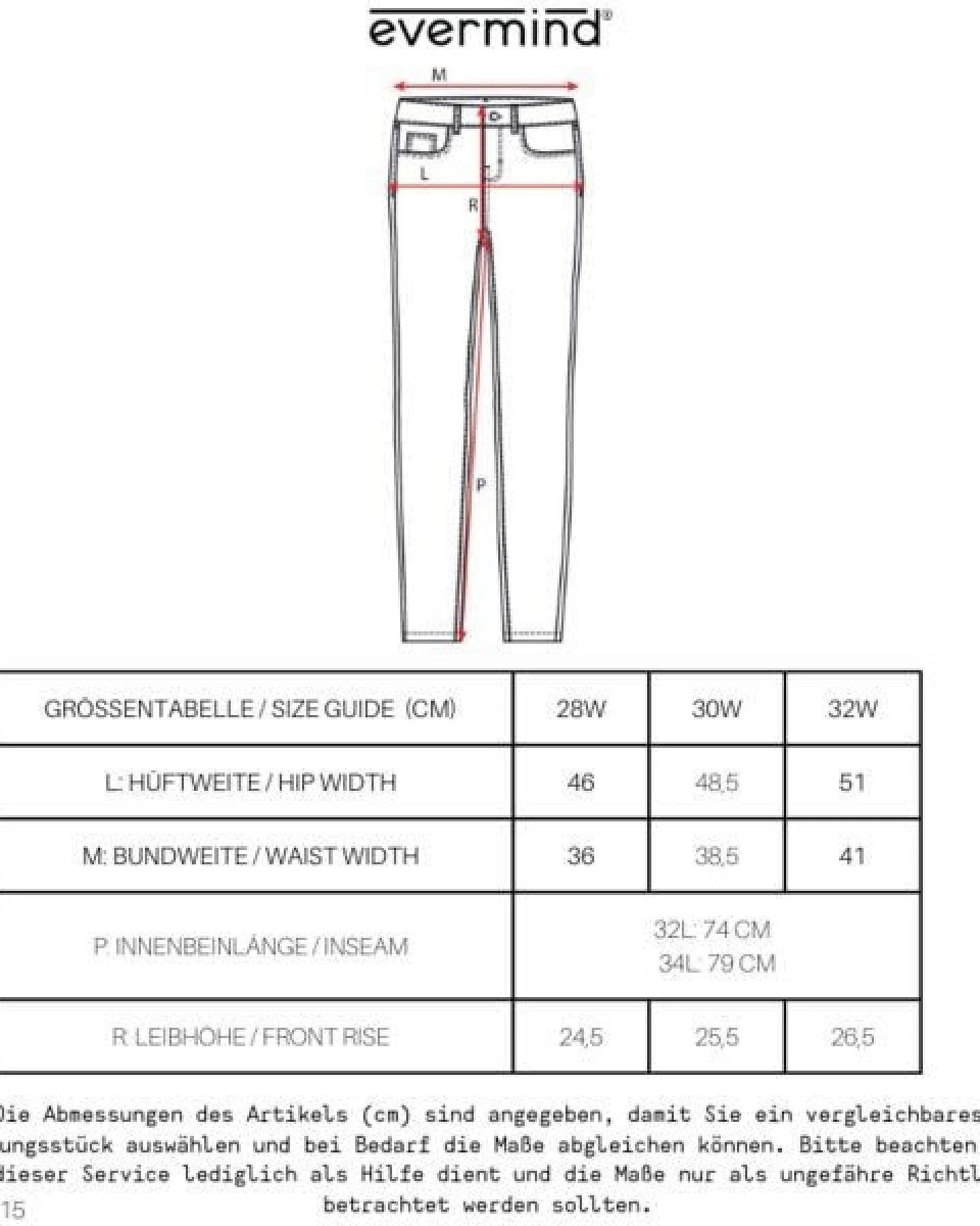 Evermind M's Skinny Fit-MD1014 – Ansicht 4